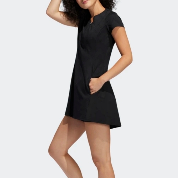 LAST CHANCE..NWT WOMENS ADIDAS JACQUARD GOLF DRESS - Picture 3 of 11